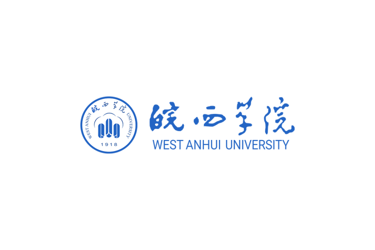 皖西学院校徽logo免抠PNG(白色版和彩色版)ai矢量素材