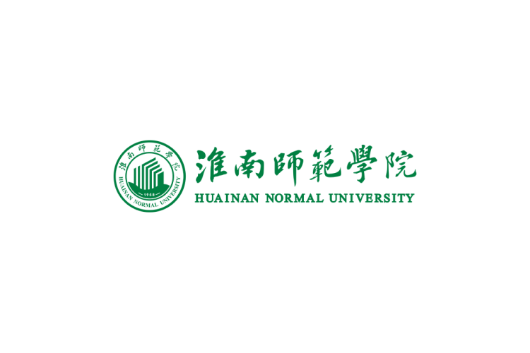 淮南师范学院校徽logo免抠PNG(白色版和彩色版)ai矢量素材