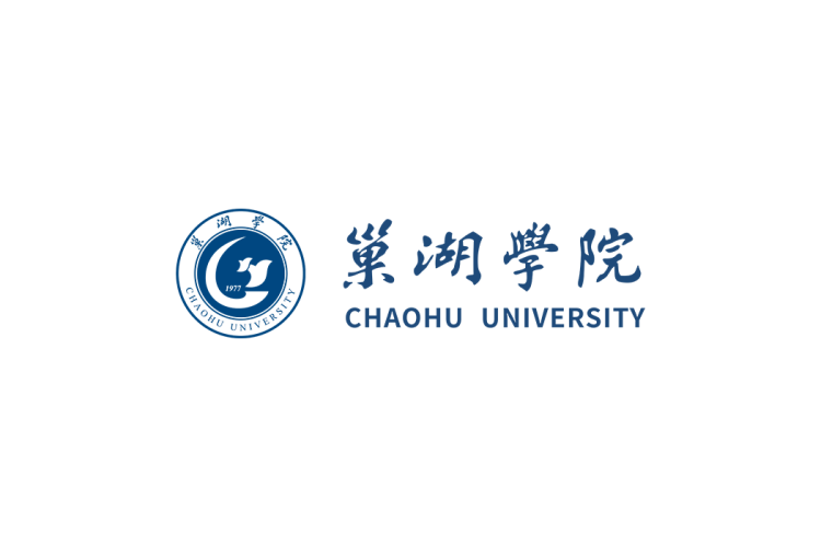 巢湖学院校徽logo免抠PNG(白色版和彩色版)ai矢量素材