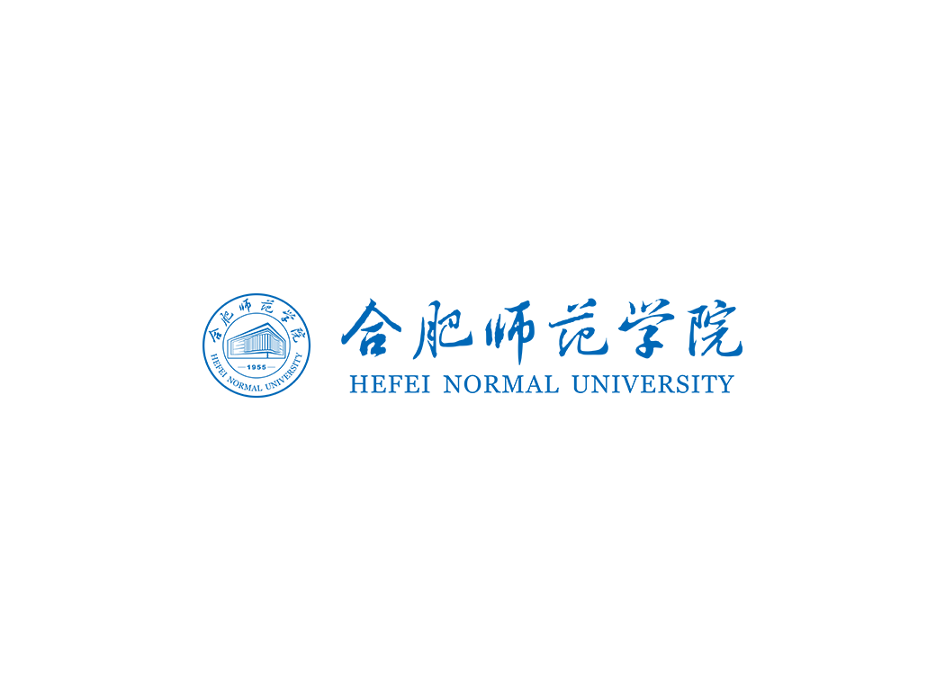合肥师范学院校徽logo免抠PNG(白色版和彩色版)ai,SVG矢量素材