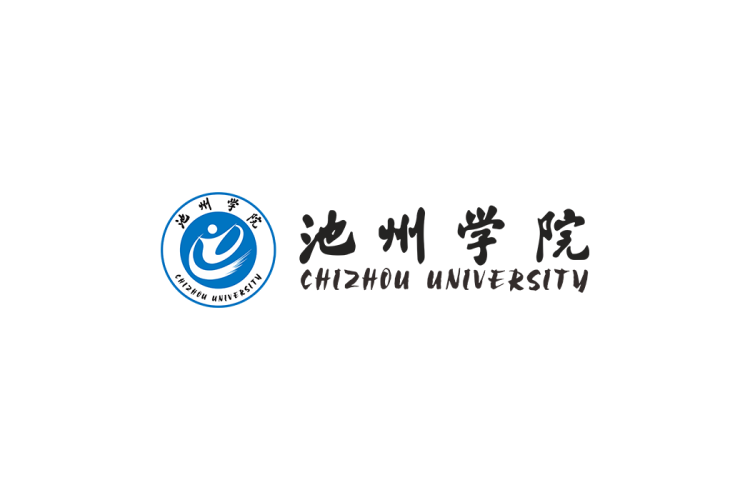 池州学院校徽logo免抠PNG(白色版和彩色版)ai,SVG矢量素材