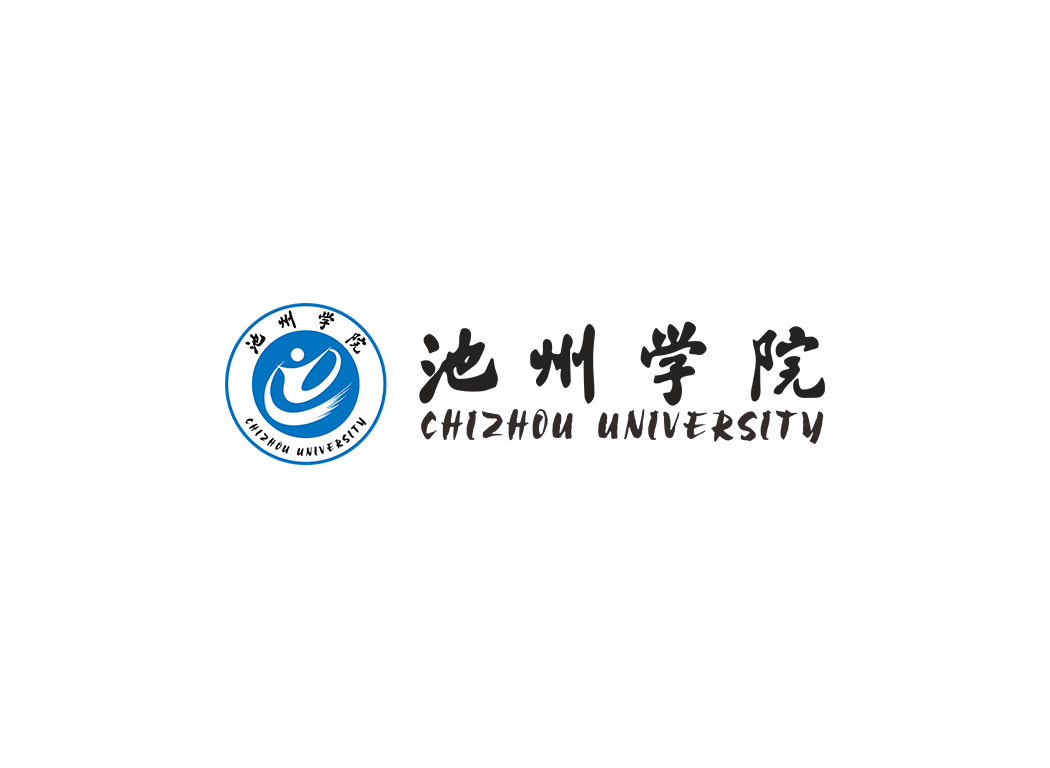 池州学院校徽logo免抠PNG(白色版和彩色版)ai,SVG矢量素材