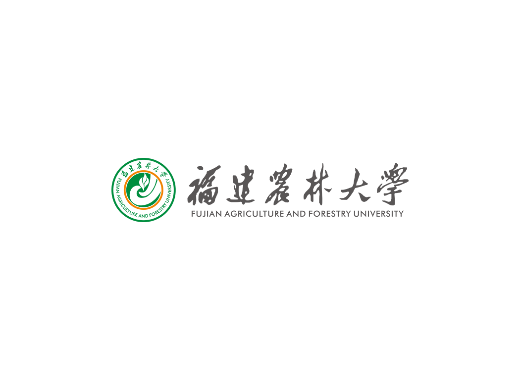 福建农林大学校徽logo免抠PNG(白色版和彩色版)ai,SVG矢量素材