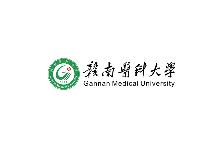 赣南医科大学校徽logo免抠PNG(白色版和彩色版)ai,SVG矢量素材