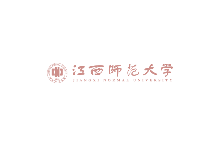 江西师范大学校徽logo免抠PNG(白色版和彩色版)ai,SVG矢量素材