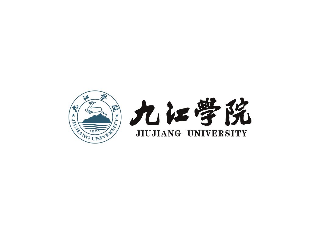 九江学院校徽logo免抠PNG(白色版和彩色版)ai,SVG矢量素材