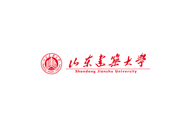 山东建筑大学校徽logo免抠PNG(白色版和彩色版)ai,SVG矢量素材