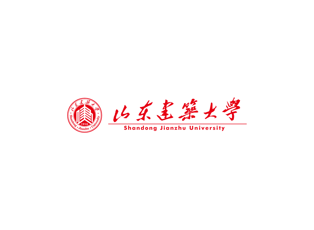 山东建筑大学校徽logo免抠PNG(白色版和彩色版)ai,SVG矢量素材
