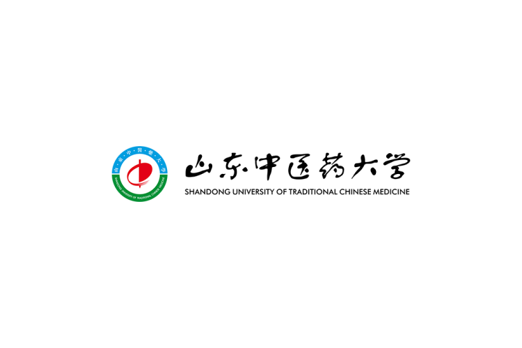 山东中医药大学校徽logo免抠PNG(白色版和彩色版)ai,SVG矢量素材