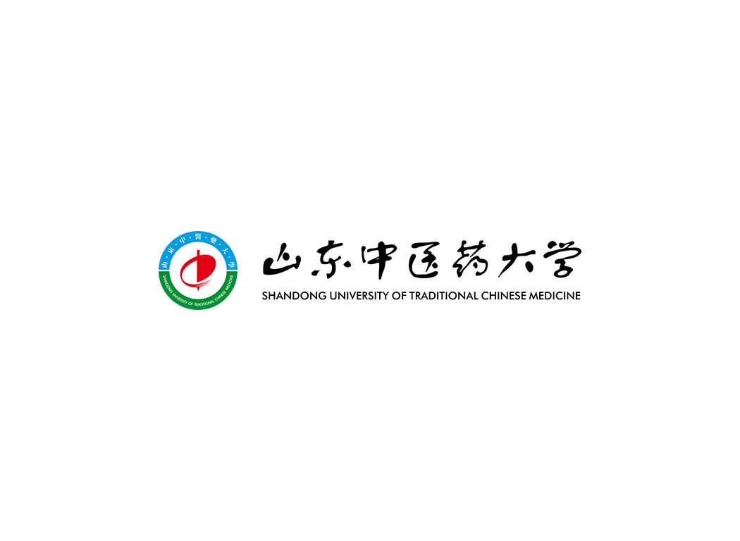 山东中医药大学校徽logo免抠PNG(白色版和彩色版)ai,SVG矢量素材