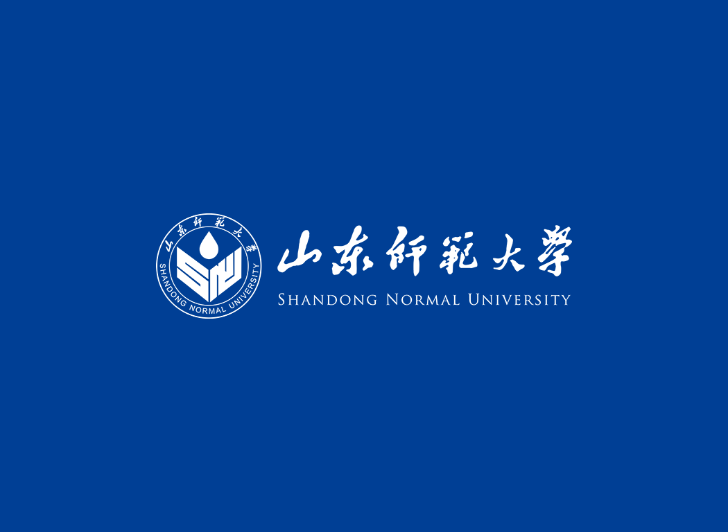 山东师范大学校徽logo免抠PNG(白色版和彩色版)ai,SVG矢量素材