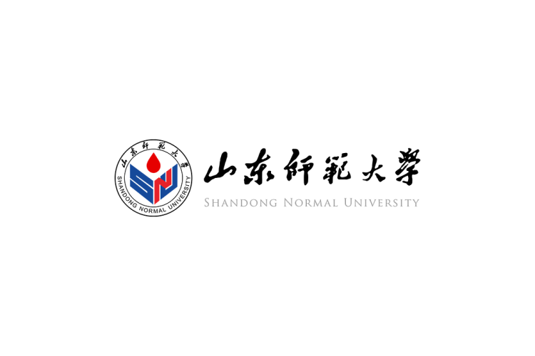 山东师范大学校徽logo免抠PNG(白色版和彩色版)ai,SVG矢量素材