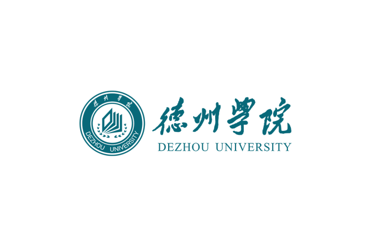 德州学院校徽logo免抠PNG(白色版和彩色版)ai,SVG矢量素材