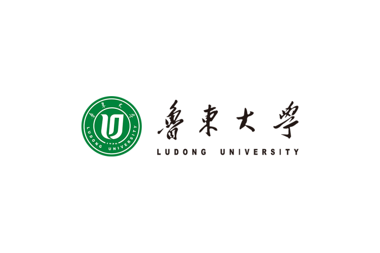 鲁东大学校徽logo免抠PNG(白色版和彩色版)ai,SVG矢量素材