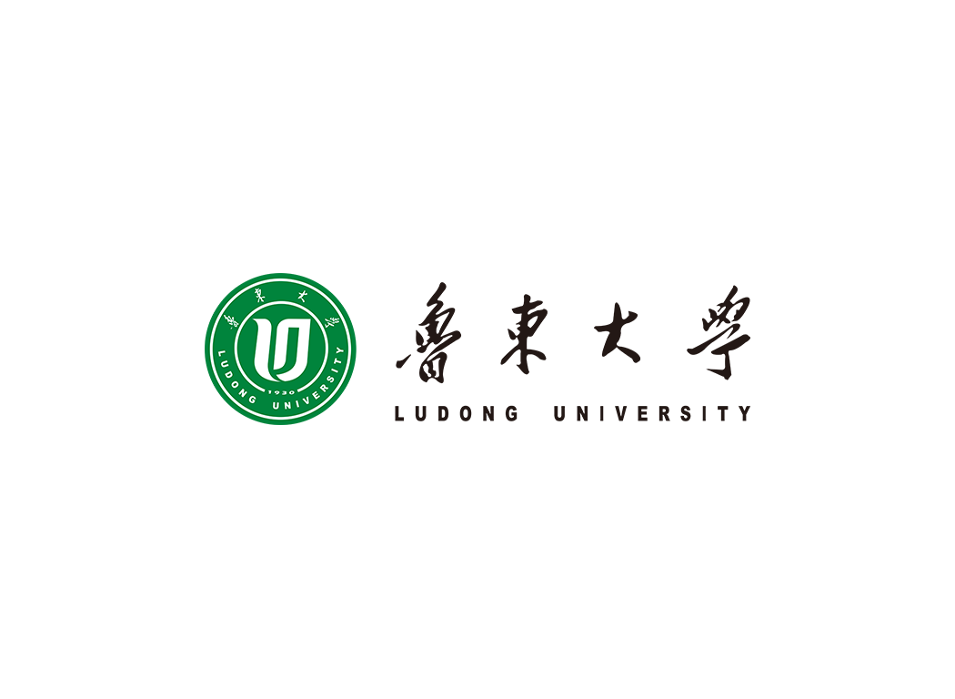 鲁东大学校徽logo免抠PNG(白色版和彩色版)ai,SVG矢量素材