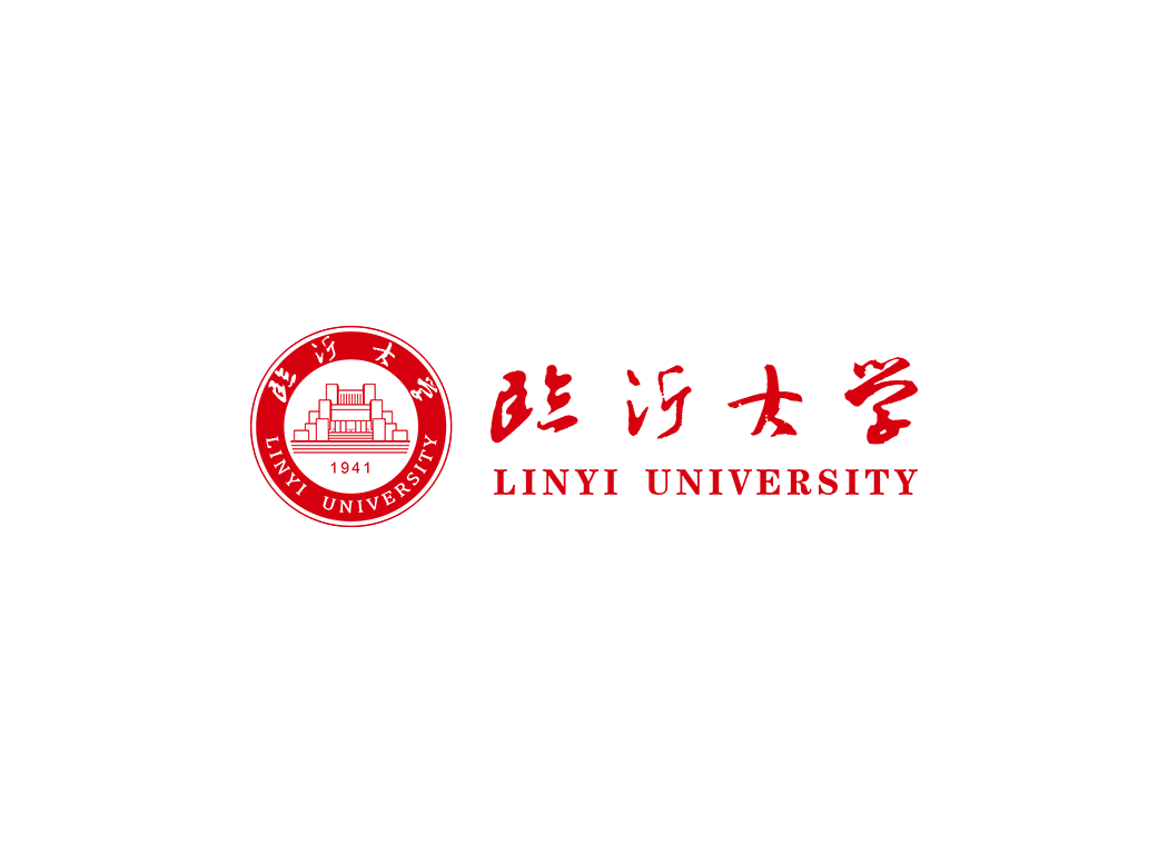 临沂大学校徽logo免抠PNG(白色版和彩色版)ai,SVG矢量素材