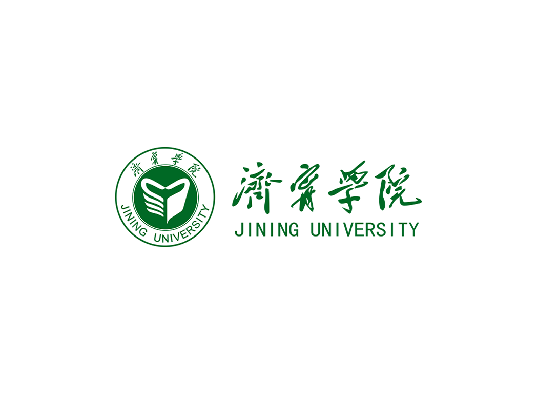 济宁学院校徽logo免抠PNG(白色版和彩色版)ai,SVG矢量素材