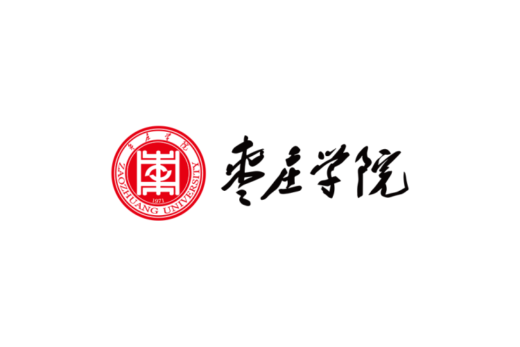 枣庄学院校徽logo免抠PNG(白色版和彩色版)ai,SVG矢量素材