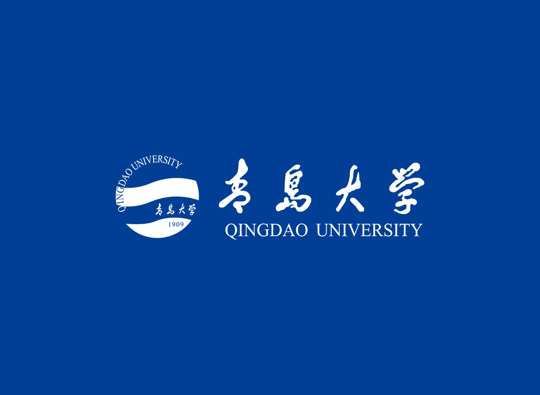 青岛大学校徽logo免抠PNG(白色版和彩色版)ai,SVG矢量素材