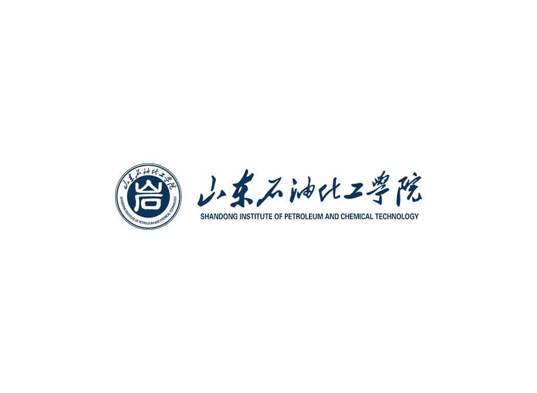 山东石油化工学院校徽logo免抠PNG(白色版和彩色版)ai,SVG矢量素材