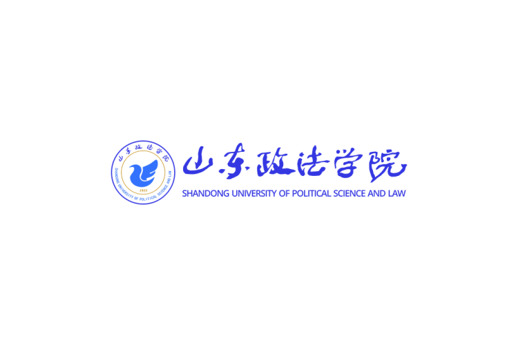 山东政法学院校徽logo免抠PNG(白色版和彩色版)ai,SVG矢量素材