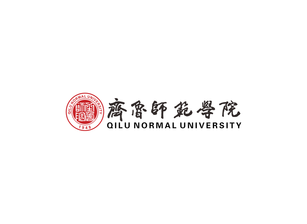 齐鲁师范学院校徽logo免抠PNG(白色版和彩色版)ai,SVG矢量素材