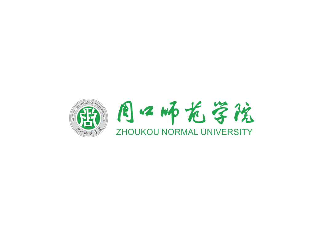周口师范学院校徽logo免抠PNG(白色版和彩色版)ai,SVG矢量素材