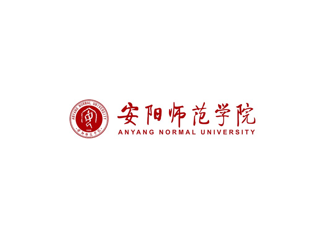 安阳师范学院校徽logo免抠PNG(白色版和彩色版)ai,SVG矢量素材