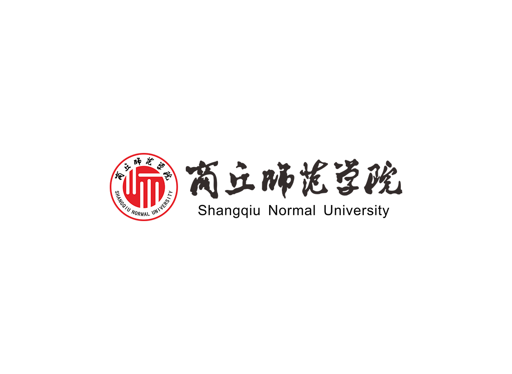 商丘师范学院校徽logo免抠PNG(白色版和彩色版)ai,SVG矢量素材
