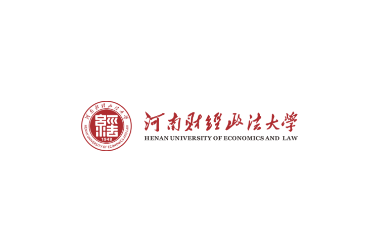 河南财经政法大学校徽logo免抠PNG(白色版和彩色版)ai,SVG矢量素材