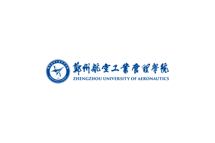 郑州航空工业管理学院校徽logo免抠PNG(白色版和彩色版)ai,SVG矢量素材