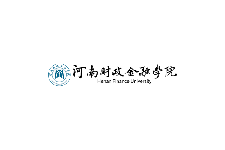 河南财政金融学院校徽logo免抠PNG(白色版和彩色版)ai,SVG矢量素材