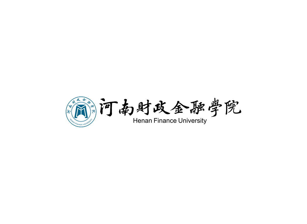 河南财政金融学院校徽logo免抠PNG(白色版和彩色版)ai,SVG矢量素材