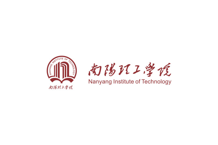 南阳理工学院校徽logo免抠PNG(白色版和彩色版)ai,SVG矢量素材