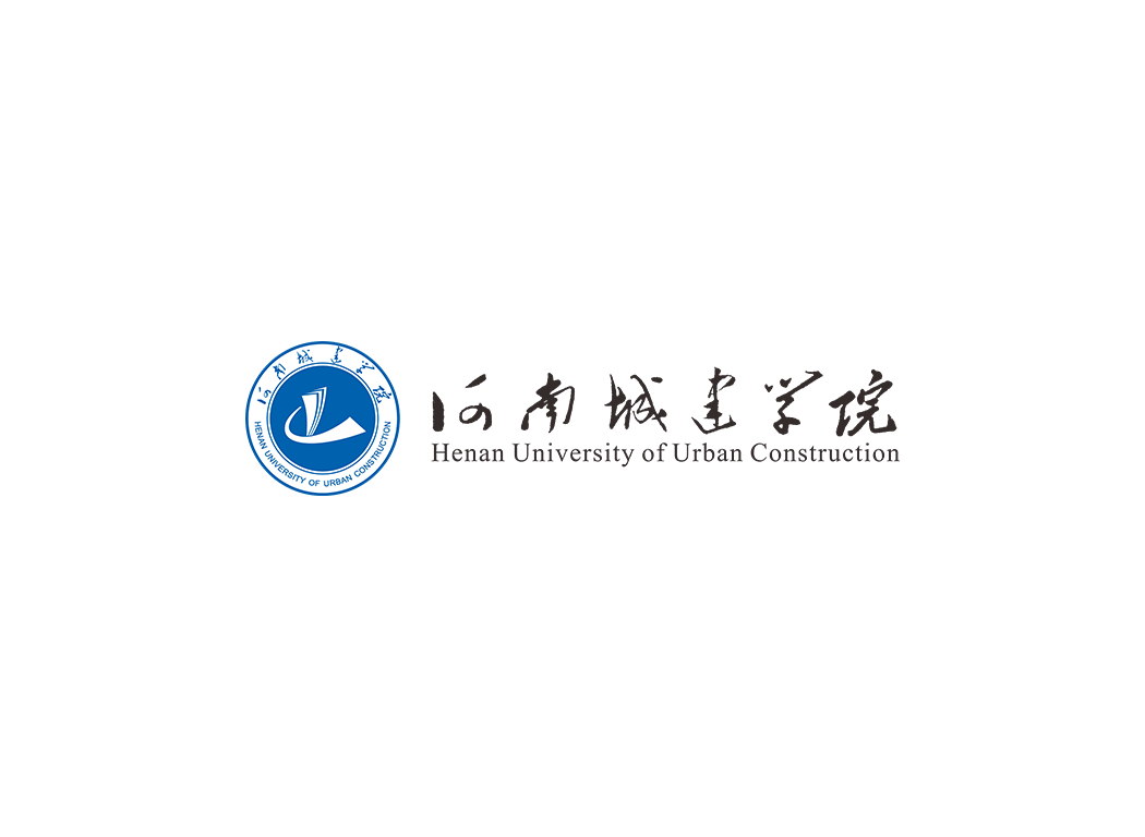 河南城建学院校徽logo免抠PNG(白色版和彩色版)ai,SVG矢量素材