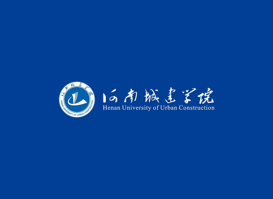 河南城建学院校徽logo免抠PNG(白色版和彩色版)ai,SVG矢量素材