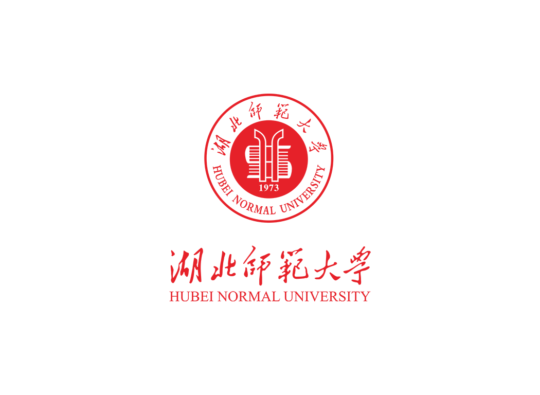 湖北师范大学校徽logo免抠PNG(白色版和彩色版)ai,SVG矢量素材
