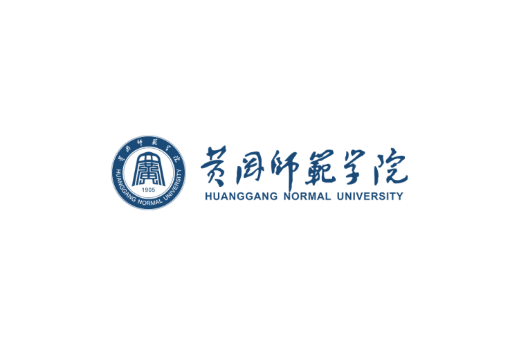 黄冈师范学院校徽logo免抠PNG(白色版和彩色版)ai,SVG矢量素材