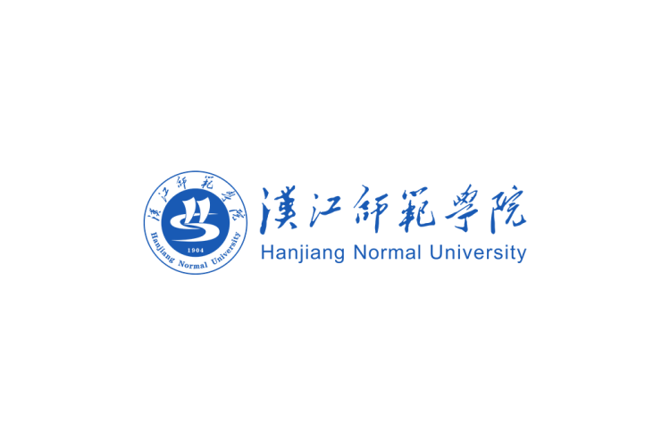 汉江师范学院校徽logo免抠PNG(白色版和彩色版)ai,SVG矢量素材