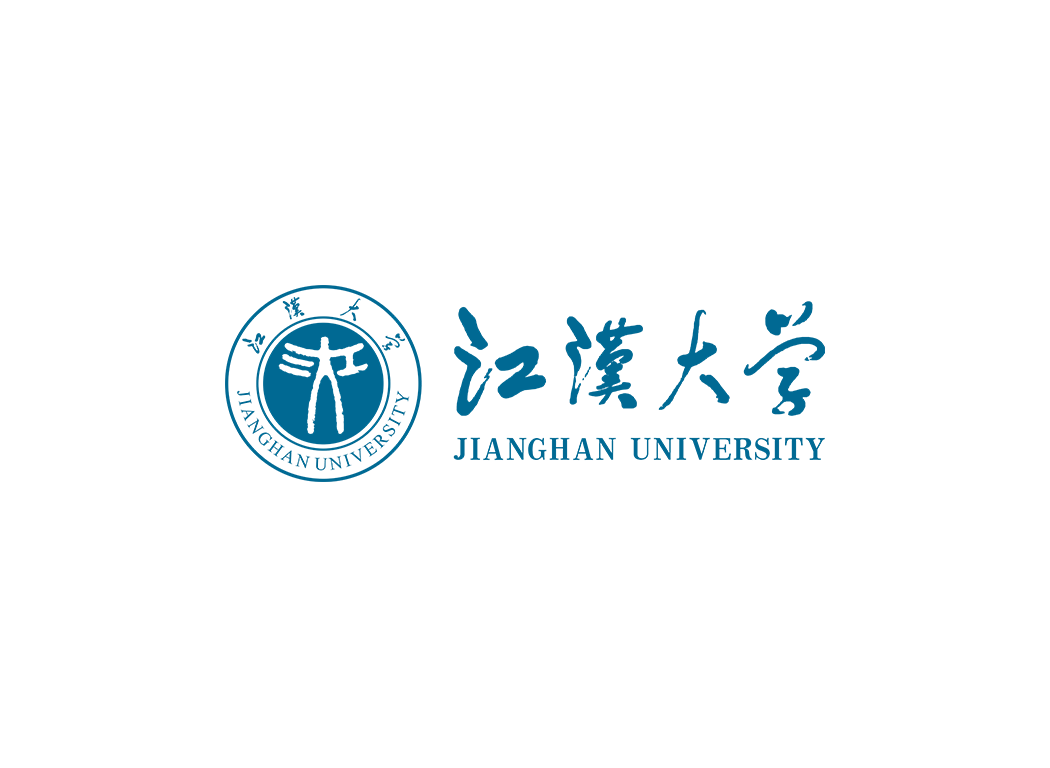 江汉大学校徽logo免抠PNG(白色版和彩色版)ai,SVG矢量素材