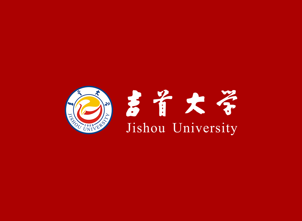 吉首大学校徽logo免抠PNG(白色版和彩色版)ai,SVG矢量素材