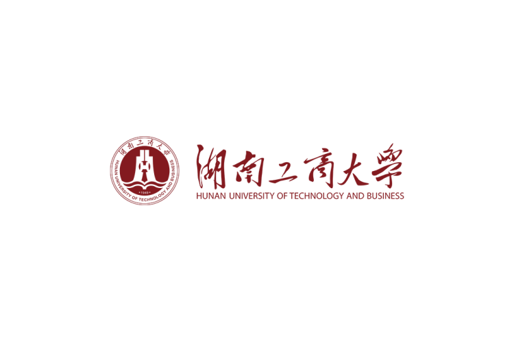 湖南工商大学校徽logo免抠PNG(白色版和彩色版)ai,SVG矢量素材