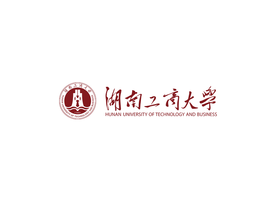 湖南工商大学校徽logo免抠PNG(白色版和彩色版)ai,SVG矢量素材