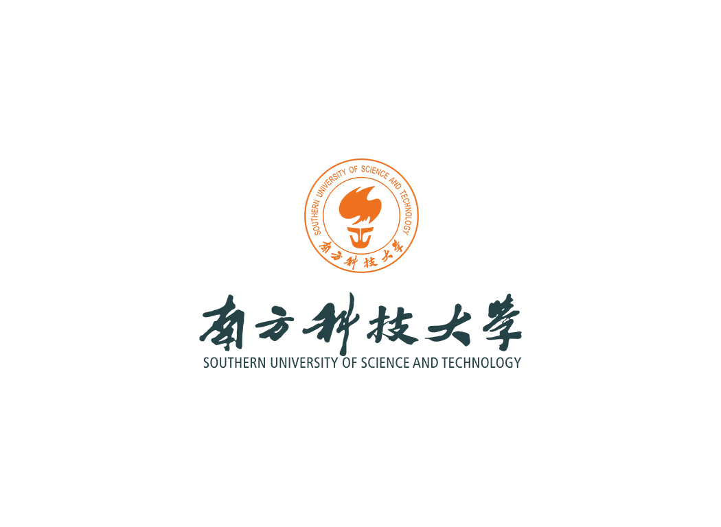 南方科技大学校徽logo免抠PNG(白色版和彩色版)ai,SVG矢量素材