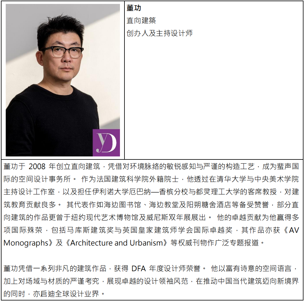 DFA 设计奖2026公布 表扬亚洲设计领袖 引领全球创新