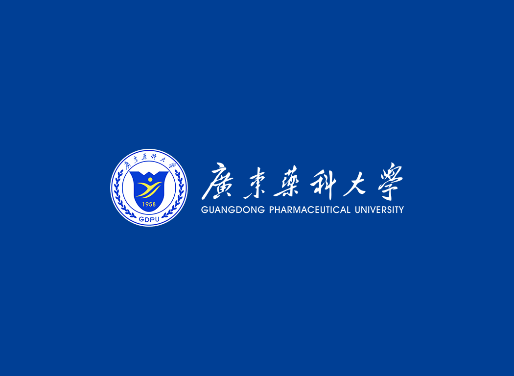 广东药科大学校徽logo免抠PNG(白色版和彩色版)ai,SVG矢量素材