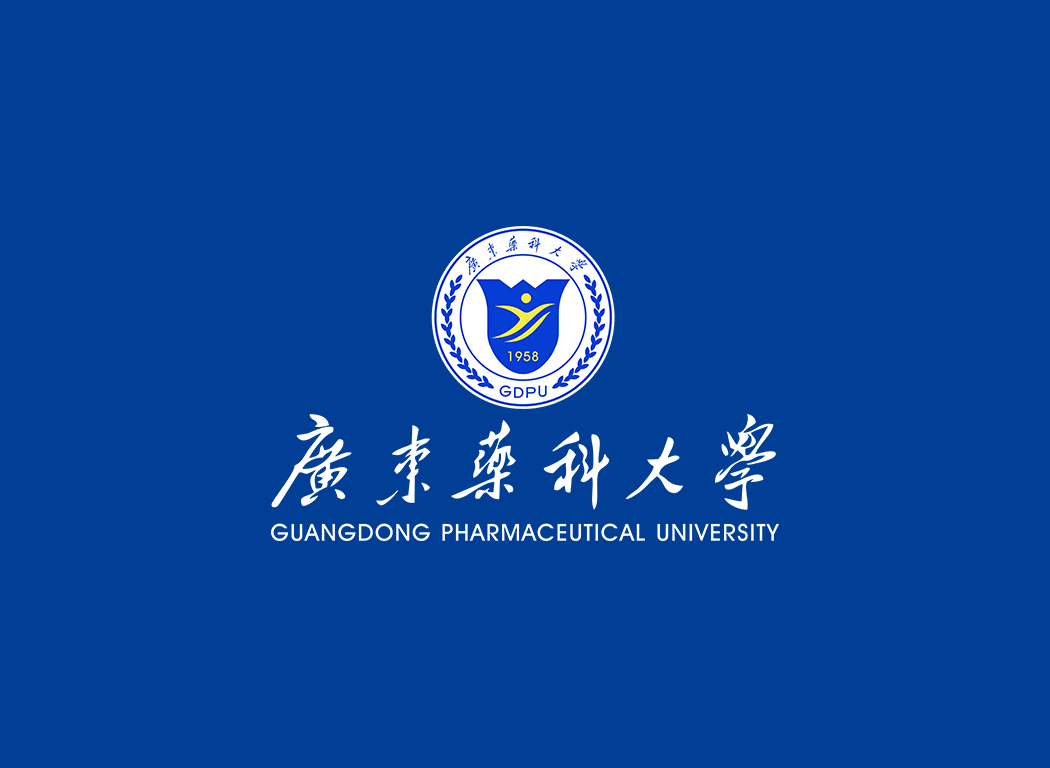 广东药科大学校徽logo免抠PNG(白色版和彩色版)ai,SVG矢量素材