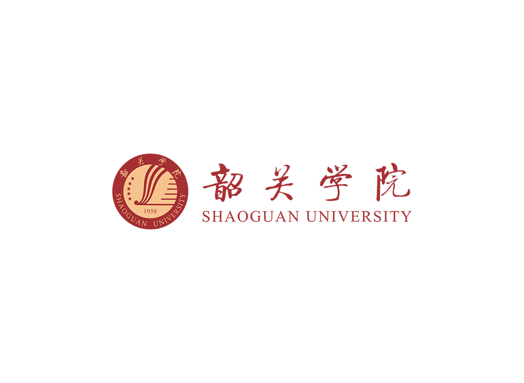 韶关学院校徽logo免抠PNG(白色版和彩色版)ai,SVG矢量素材
