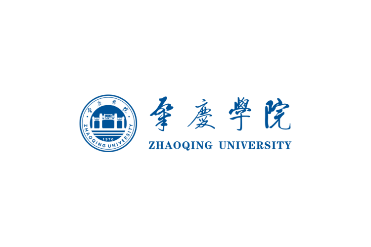 肇庆学院校徽logo免抠PNG(白色版和彩色版)ai,SVG矢量素材