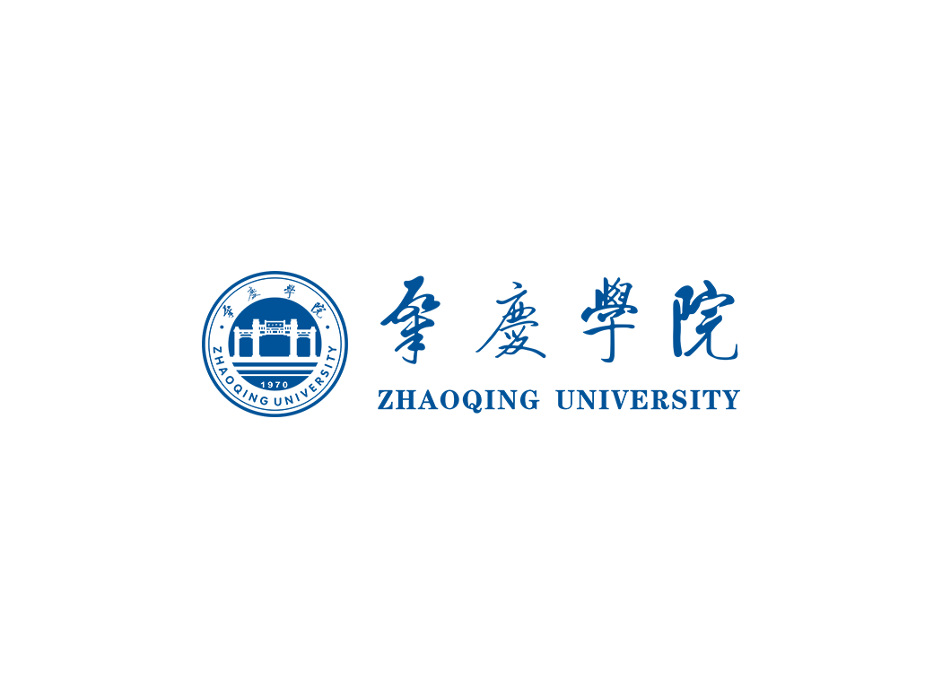 肇庆学院校徽logo免抠PNG(白色版和彩色版)ai,SVG矢量素材